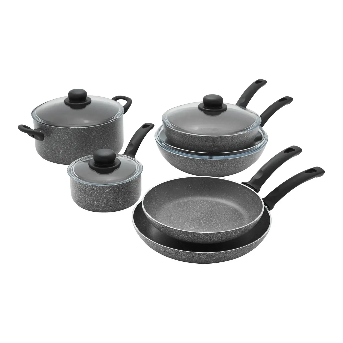 Ballarini Asti 10-piece aluminium nonstick cookware set